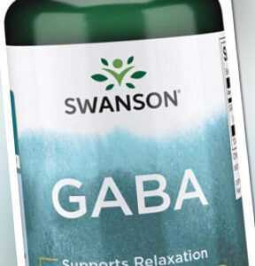 Gaba 500 mg 100 Kapseln Swanson