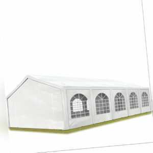 Partyzelt Pavillon 5x10m Bierzelt Festzelt Gartenzelt Vereinszelt Zelt weiß
