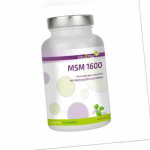Vita2You MSM 1600 - 365 Kapseln - Methylsulfonylmethan - Schwefel - Hochdosiert