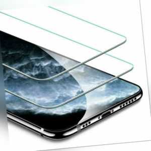 2x Panzerfolie Schutzfolie Verbundglas Displayglas Echt Hart Tempered Glass 9H