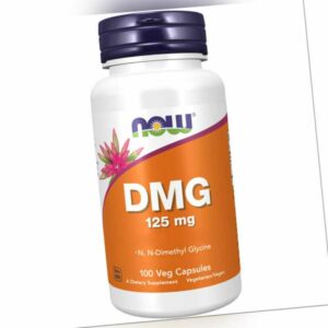 Now Foods, DMG (N, N-Dimethyl Glycine), 125mg, 100 Veg. Kapseln - Blitzversand