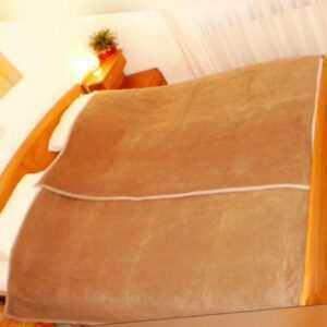 MADE IN GERMANY - NEU - 2x IBENA Wohndecke Kuscheldecke Baumwolle