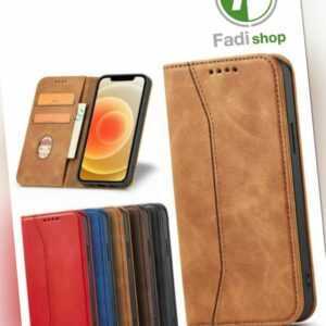 Schutz Hülle für Samsung Galaxy Magnet Handy Hulle Tasche Flip Case Etui Wallet