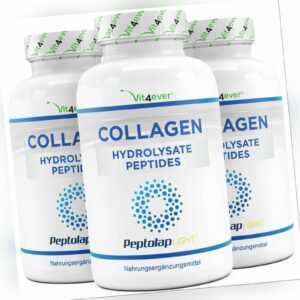 Kollagen - 720 Kapseln 1500mg / Tag - 100% Rinder Collagen Hydrolysat Peptide