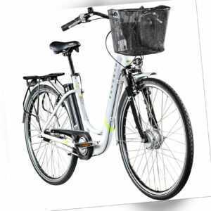 Elektrofahrrad E-Bike 28 Zoll Pedelec Fahrrad Zündapp Z517 Citybike B-Ware wh/gn