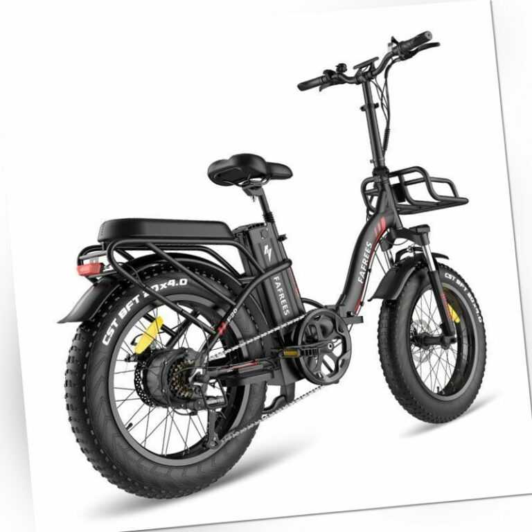 Elektro Fahrrad 20 Zoll E-Bike Elektrofahrrad 500W 48V18Ah Fatbike Mountainbike