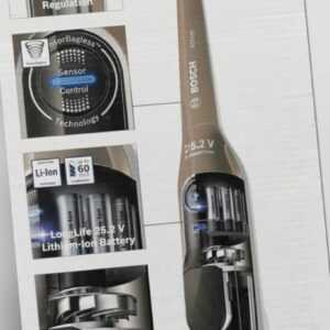 Bosch Akku-Staubsauger Athlet BCH6L2561, kabelloser Handstaubsauger, beige -OVP