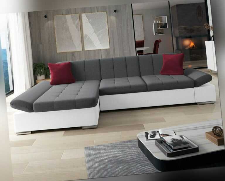 Ecksofa Montana L-Form Elegante Eckcouch Sofa Couchgarnitur Modern Wohnzimmer