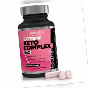 Somatox Advanced Extreme Keto Complex Max - ketogene Formel zur Gewichtsabnahme