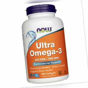 Now Foods Ultra Omega-3 500 EPA / 250 DHA 180 Kaps