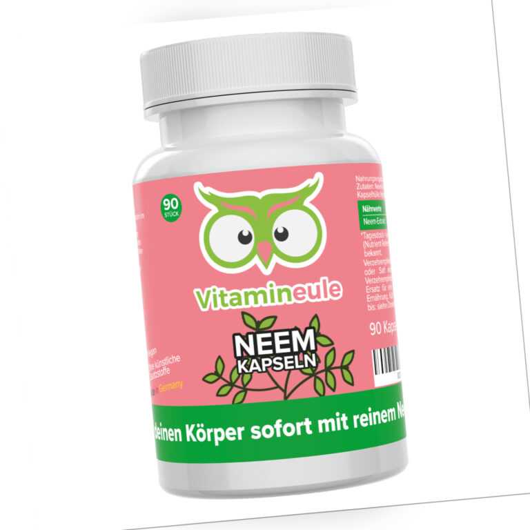 Neem Kapseln mit 500 mg Extrakt - vegan - Vitamineule