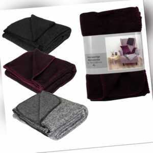 Wohndecke 150x200cm Strick Optik Kuscheldecke Tagesdecke Decke