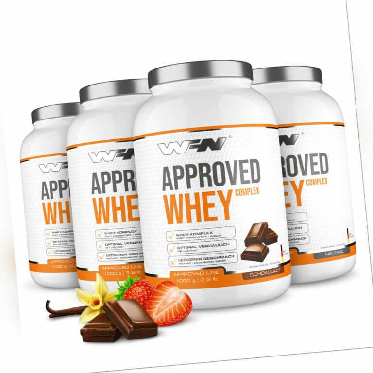 WFN Approved Whey - Sehr gut lösliches Molkenprotein - Eiweißpulver - 40% Isolat