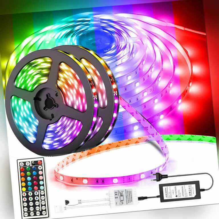 1m-20m LED Stripe RGB Leiste Streifen 5050 SMD Band Licht Leuchte Lichterkette