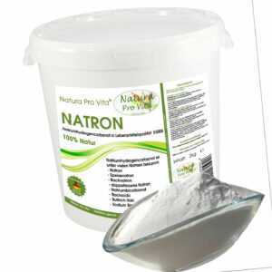 Natron Lebensmittelqualität Natura Pro Vita 100% reines Natronpulver 2kg Eimer