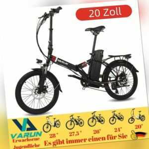 Klapprad E-Bike 20 Zoll Elektrofahrrad Mountainbike ebike 7 Gang E-City Pedelec