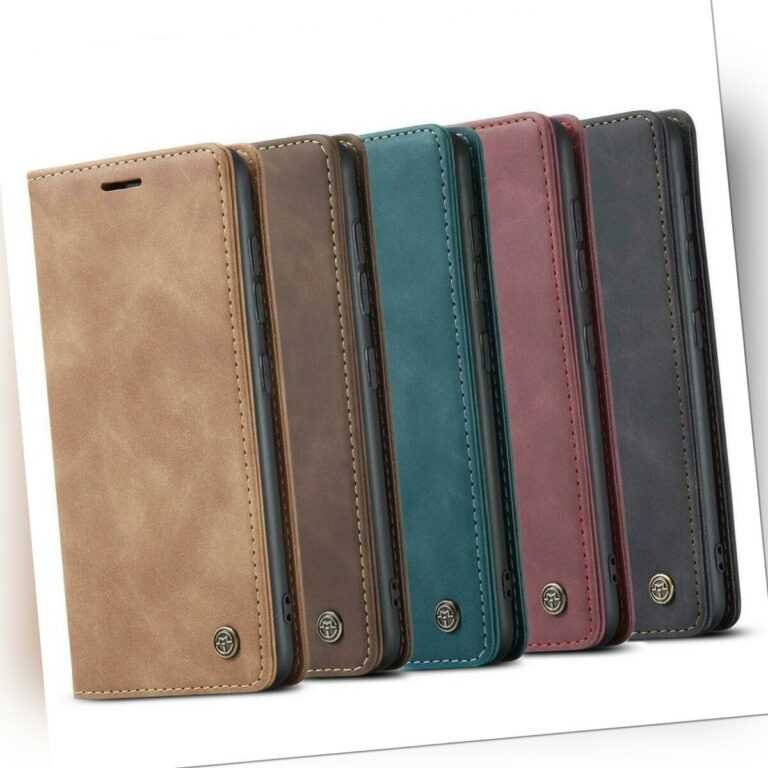 Handy Hülle für Apple iPhone Case Schutz Tasche Cover Wallet Flip Etui Edel