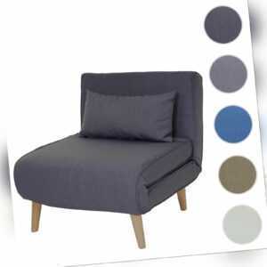 Schlafsessel HWC-D35, Schlafsofa Relaxsessel Jugendsessel Sessel, Stoff/Textil