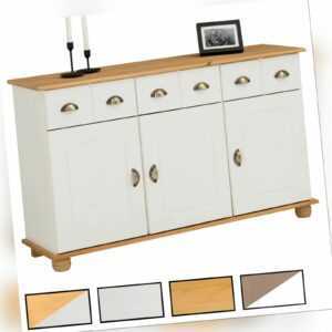 Sideboard COLMAR Anrichte Kommode Apothekenschrank Sideboard Kiefer massiv 3 Tür