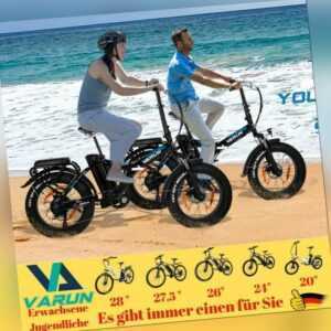 Elektrofahrrad 20 Zoll Klappbar E-bike City Fahrrad Mountainbike Shimano Pedelec