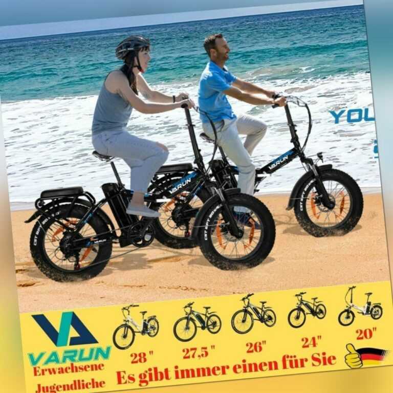 Elektrofahrrad 20 Zoll Klappbar E-bike City Fahrrad Mountainbike Shimano Pedelec