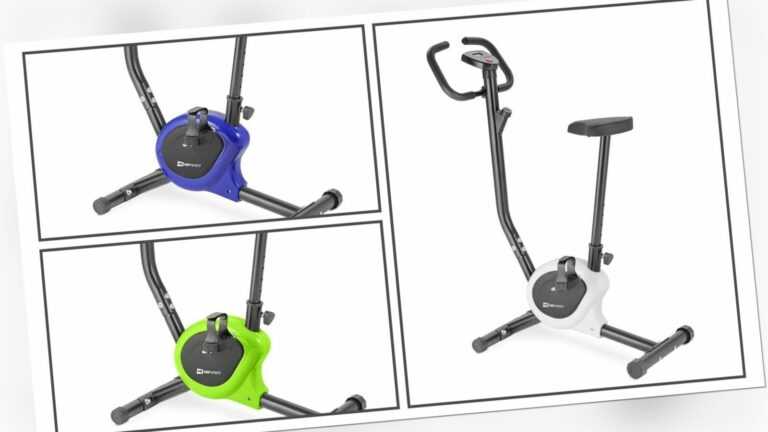 Hop-Sport Heimtrainer RIO Fitnessbike Fahrrad Bike Computer Trimmrad bis 120 kg