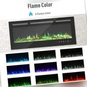 LED Wandkamin Elektrokamin Fernbedienung Farbwechsel Elektrischer Kamin