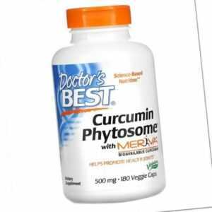 Doctor's Best Kurkumin-Phytosom mit Meriva, 500 mg, 180 pflanzliche Kapseln