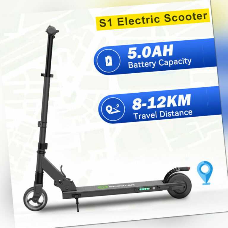 Megawheels S1 Elektro Roller Kinder E-Scooter bis 90kg 23km/h Elektroroller