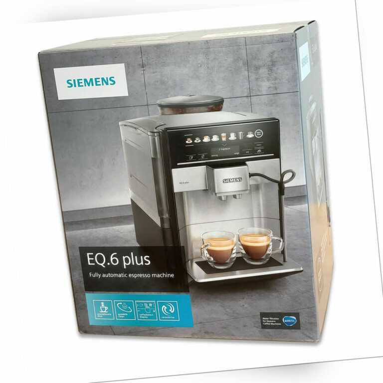 Siemens EQ.6 plus s500 Kaffee-Vollautomat schwarz/grau