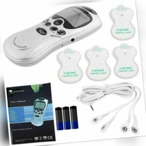 Elektrisch Massagegerät Reizstromgeräte Shiatsu Nacken Schulter Massage 4 Pads