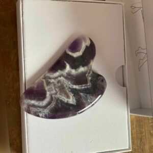 Gua sha Körper-Gesicht Massagestein, Amethyst