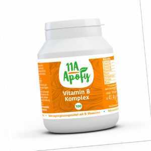Vitamin B Komplex | Alle wichtigen B-Vitamine in ausgewogener Dosierung | 100 Kp