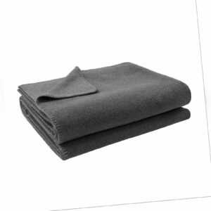 Zoeppritz Soft-Fleece Kuschel Decke 160x200cm col.940 grau meliert