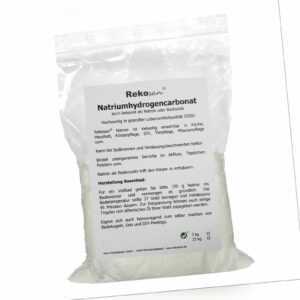 Rekosan Natron 1 kg Natriumhydrogencarbonat Backsoda Lebensmittel E500ii