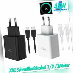 Für Samsung Galaxy S23 S23+ S23 Ultra Super Schnellladegerät 45W Usb C Ladekabel