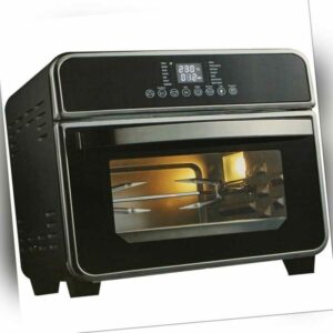 Minibackofen Backofen Heißluftfritteuse Dörrgerät 14 Programme Timer Multiofen