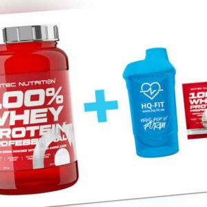 Scitec Nutrition 100% Whey Protein Professional 920g Eiweiß + Shaker + Probe