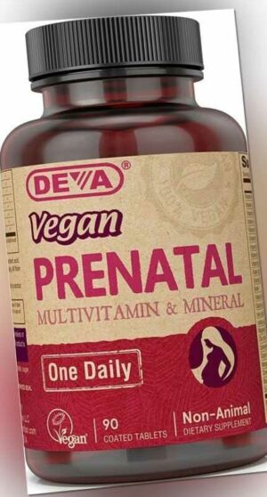 Deva, Vegan Prenatal Multivitamin & Mineral, 90 Veg.Tabletten - Blitzversand