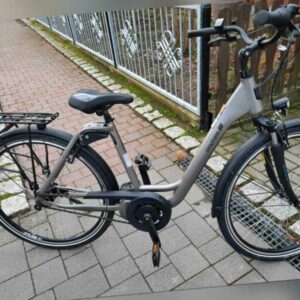 PROPHETE E-Bike Elektrofahrrad GENIESSER EMC 500 City 28 Zoll 7-Gang (grau)