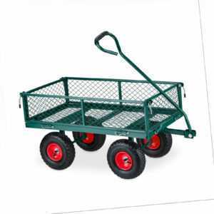 Handwagen 200 kg, Festivalkarre Handkarre Strandwagen Transportwagen Gitterwagen