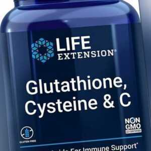 Life Extension, Glutathione, Cysteine & C, 100 Kapseln - Blitzversand