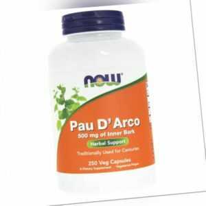 Now Foods Pau D'arco 500 mg 250 Kapseln