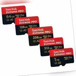 SanDisk Extreme Pro micro SDXC 64GB 128GB 256GB 400GB 512GB 1TB 200MB/s A2