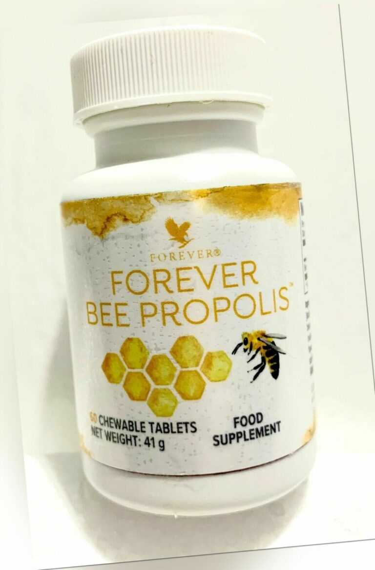 NEU Forever Bee Propolis-60Tab-Körperabwehr-Natürliche Ernährung-Chemikalienfrei-1 Stck.