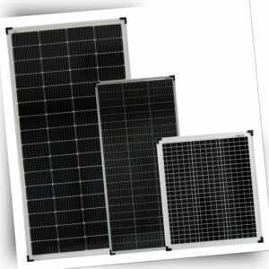 Solarmodul Solarpanel 50 100 180 200 240 Watt Mono 36V für 24V Solarsystem PV 0%