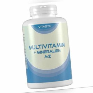 Multivitamin + Mineralien A-Z - 2x365 Tabletten Jahresvorrat Vegan Vitasyg