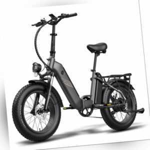 E Mountainbike 20 Zoll Elektrofahrrad 500W Ebike Pedelec Fatbike MTB 20Ah 40km/h