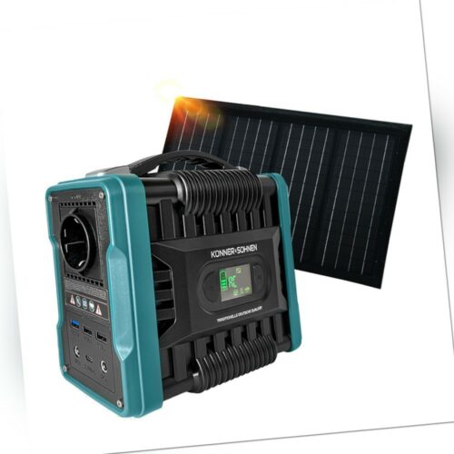 Tragbare Powerstation KS 200PS 200W 222Wh Portables Solarpanel