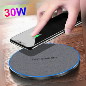 30W  Wireless Charger Induktive Ladegerät Ladestation Für Apple iPhone/Samsung